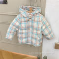 Plaid Children's Down Jacket Wholesale